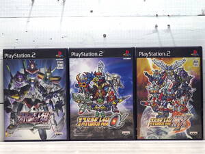 M12928【PS2】第2次スーパーロボット大戦α スーパーロボット大戦MX スーパーロボット大戦Scramble Commander 読み込みOK! レターパック
