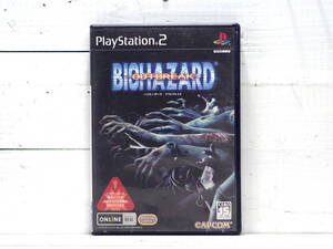 M12969【PS2】起動OK!! 印刷物付属 バイオハザード アウトブレイク PlayStation2 盤面キズ多い ゆうメール150g ゆうぱっく60