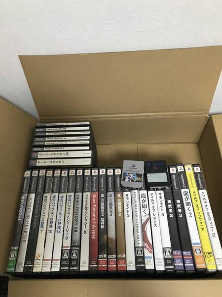 ps2 ps1 ソフト メモリーカード 送料無料〜 パワプロ ff 鬼武者 無双 ダービースタリオン テイルズ キングダムハーツ
