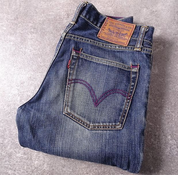 Levi's 507 デニムパンツ　ジーパン　サイズ29 Levi's 507 デニムパンツ W29 リーバイス スリムフィット ブルー