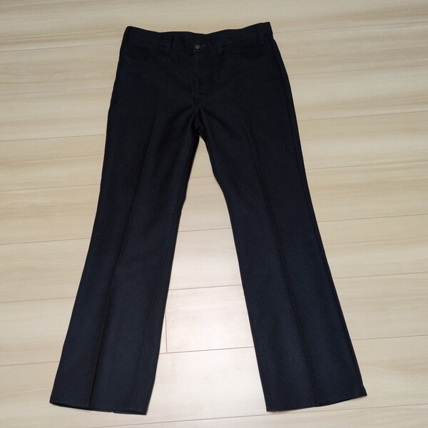 リーバイス スタプレ ブラックポリエステルブーツカットパンツ W36L30 10517-6159 アメリカ製