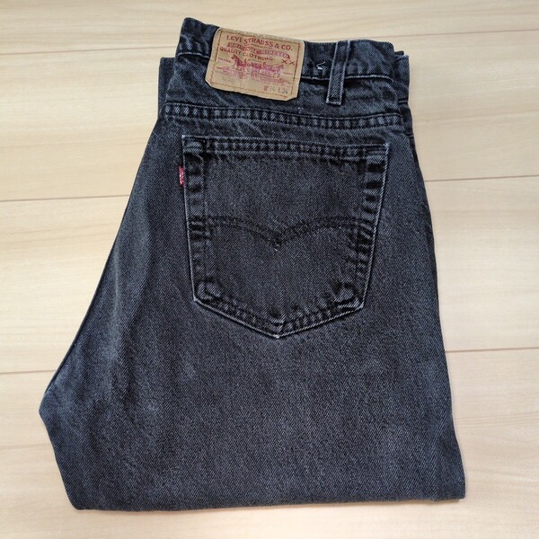 アメリカ製 リーバイス 505 ブラックジーンズ W34L34 Levi’s