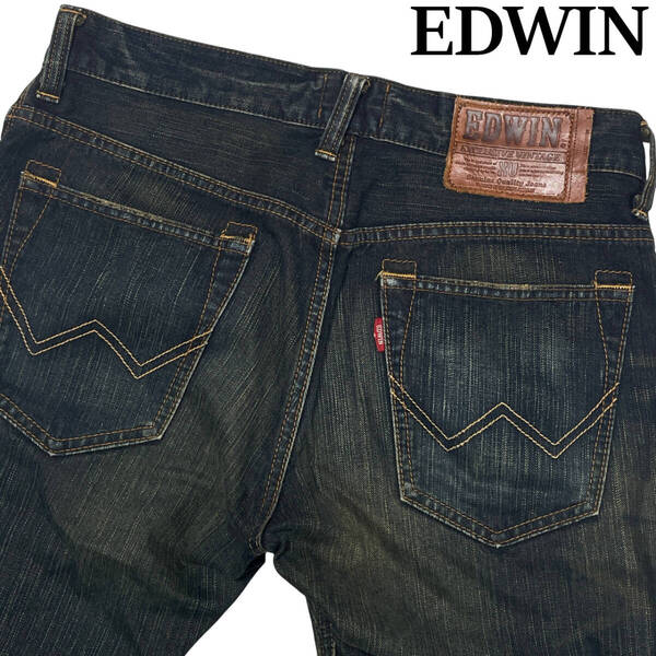 EDWIN エドウィン 402XV W31 (約85cm W33相当) 鬼ヒゲ EXCLUSIVE VINTAGE メンズ デニム パンツ ジーンズ