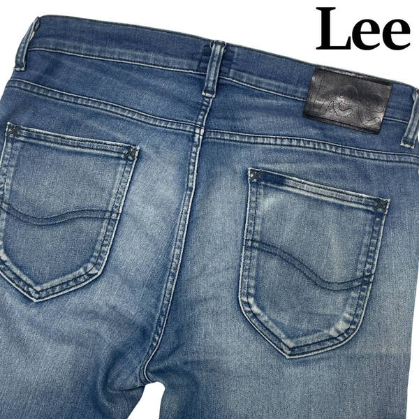 Lee リー × ナノユニバース 別注 LB0060 siz.M (約80cm W31相当) ストレッチ スキニー デニムパンツ メンズ ジーンズ