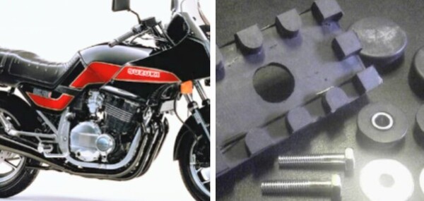 ■送料込み■GSX750ES ガソリンタンク ゴムセット SUZUKI純正 クッションラバー GSX750S GSX1100S