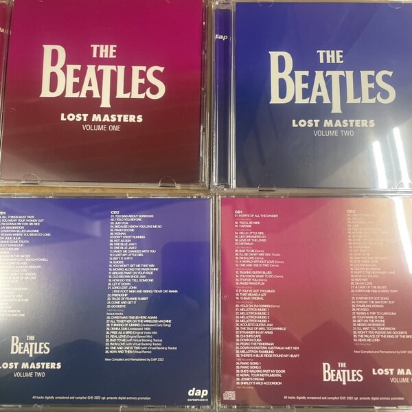 The BEATLES LOST MASTERS RED BLUE 新品輸入4CD