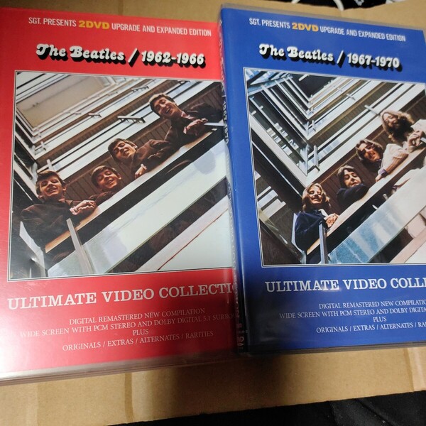 The BEATLES 1962-1966 RED 1967-1970 BLUE ultimate video collection PROMO 新品輸入4DVD