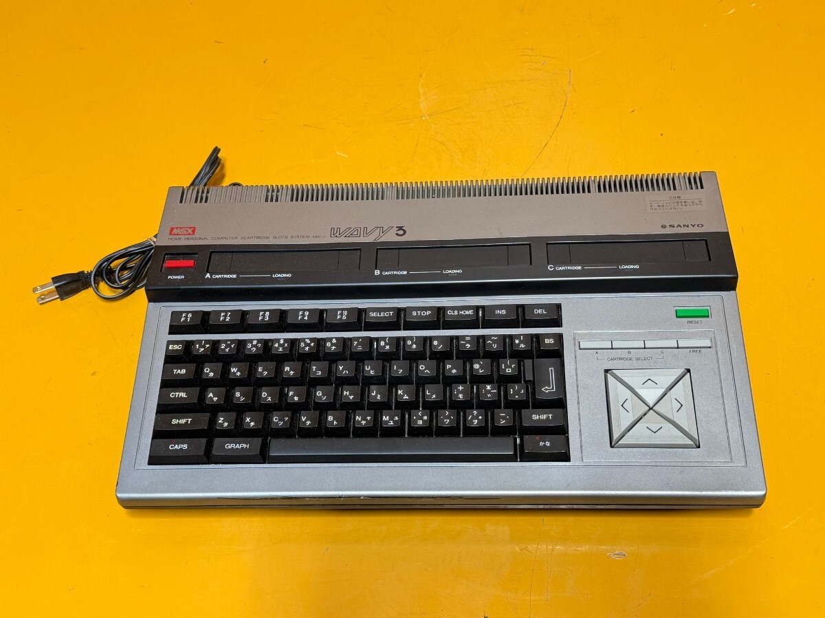 SANYO MSX WAVY II Personal Computer MPC-1 Boxed Tested JAPAN