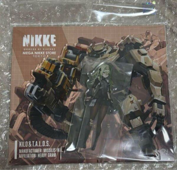 キロ&T.A.L.O.S キロ アクリルスタンド NIKKE 勝利の女神 ニケ メガニケストア アクスタ アクリルフィギュア ポップアップショップ