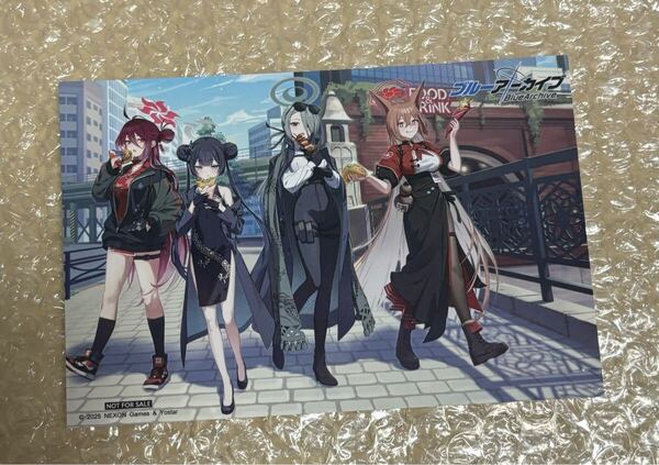 ブルーアーカイブ yoster 公式ストア 特典 ポストカード 玄龍門 集合