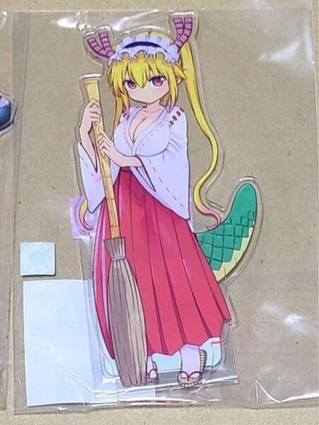 トール アクリルスタンド エノシマトレジャーカフェ 小林さんちのメイドラゴン アクスタ 江の島 アクリルフィギュア コラボカフェ