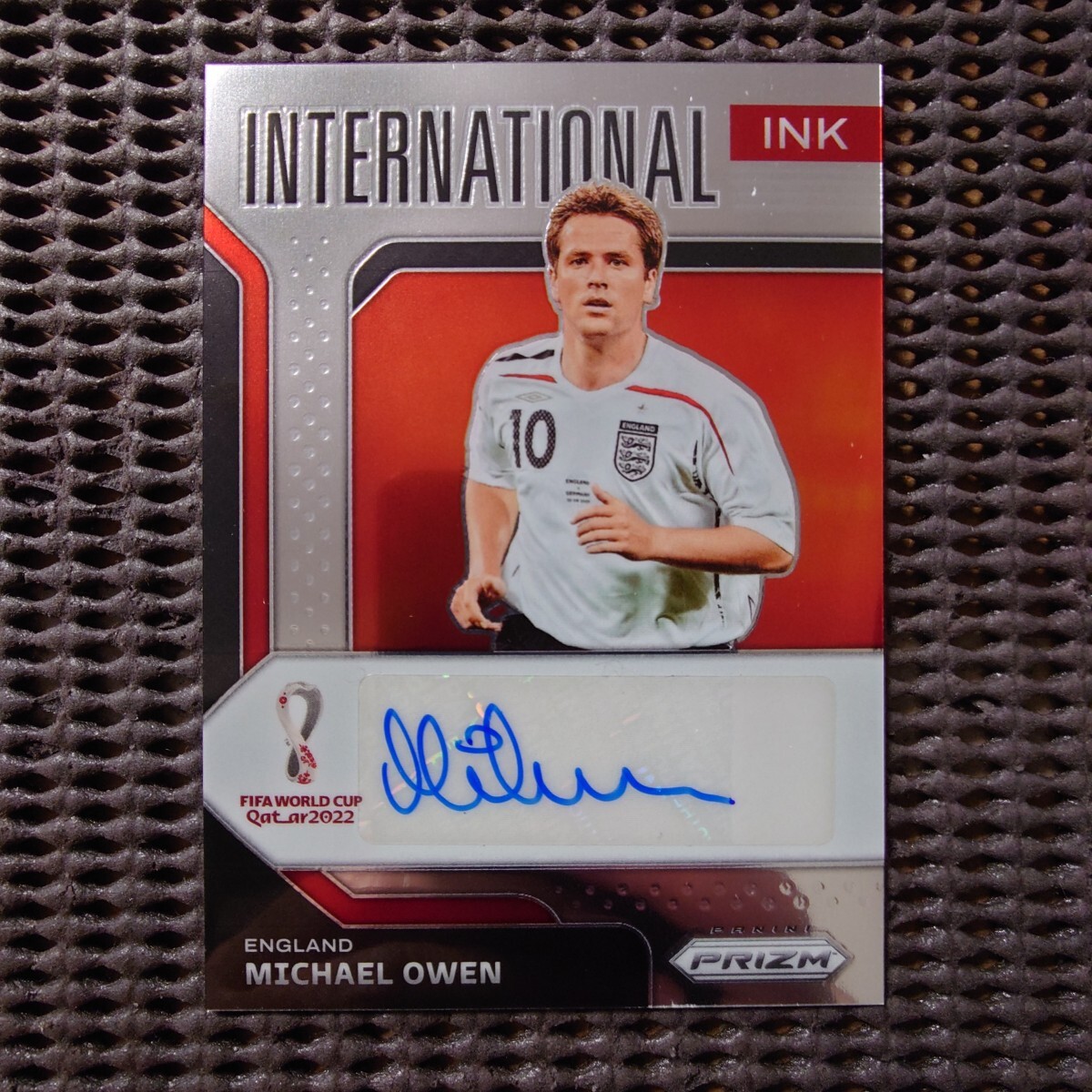 9枚限定 michael owen マイケル オーウェン 直筆サインカード 9枚限定 michael owen マイケル オーウェン 直筆サインカード