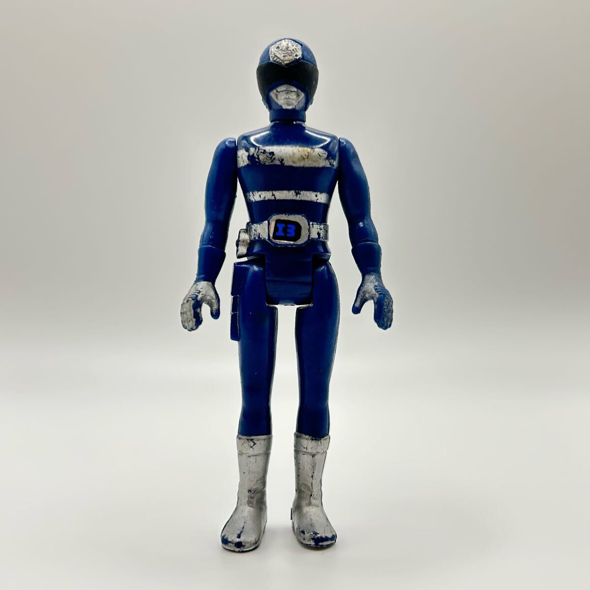 デンジマン フィギュア 青色 パッケージ入り ソフビ Yahoo!オークション -「デンジマンソフビ」の落札相場・落札価格