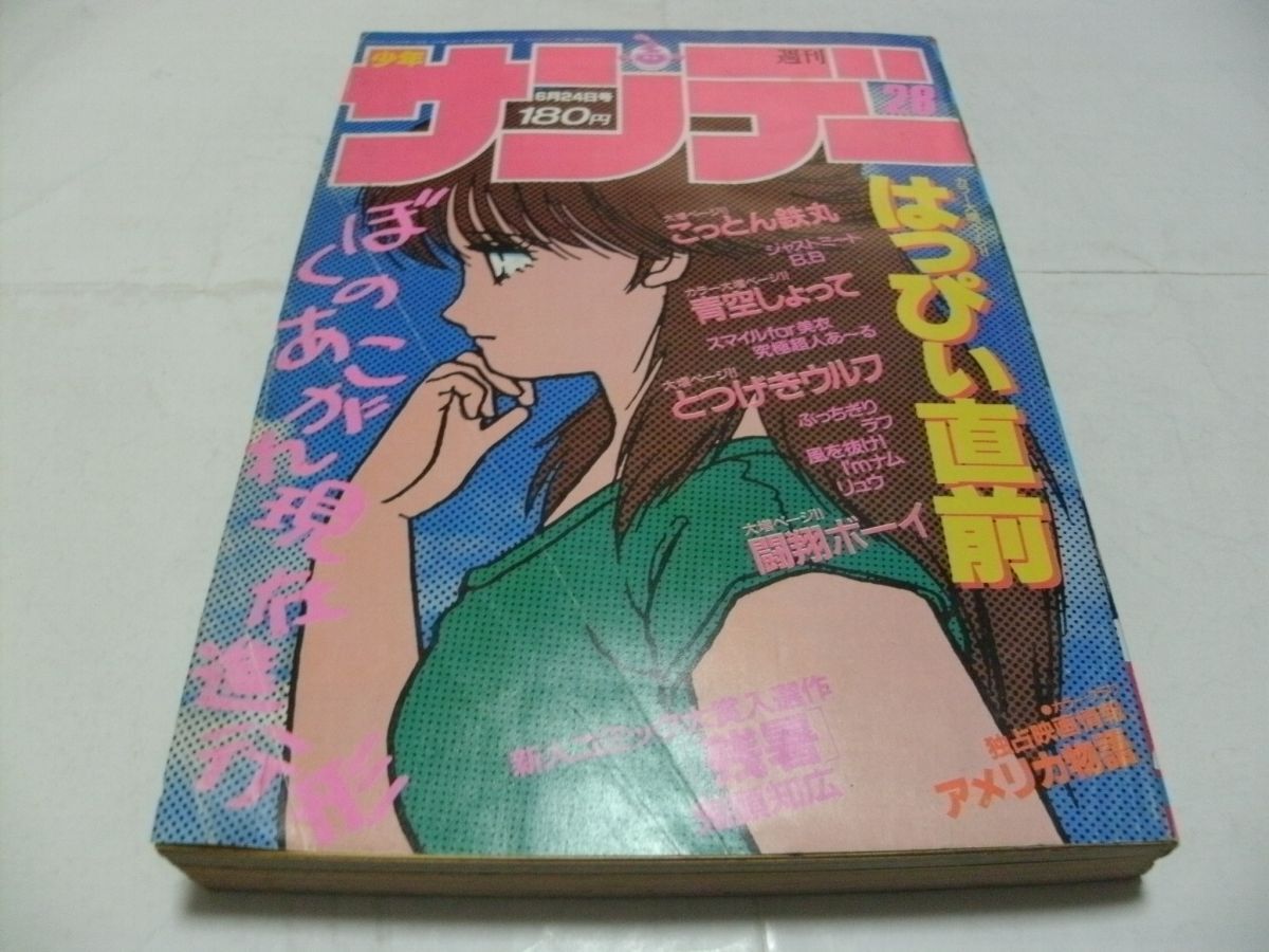 週刊少年サンデー 1987年 26号 33号 ぶっちぎり表紙 2冊セット Yahoo!オークション -「週刊少年サンデー 1987」(雑誌) の落札