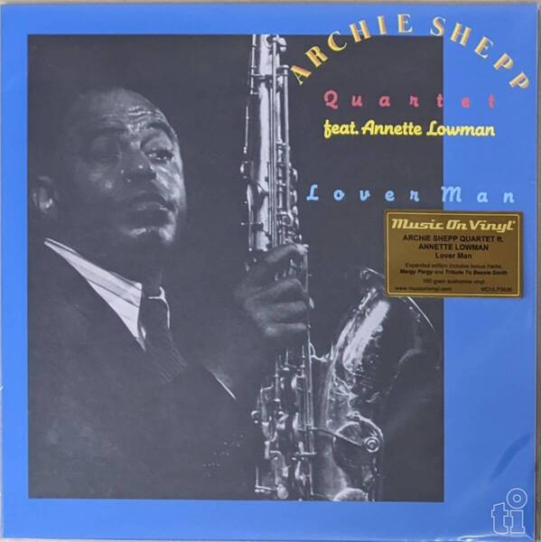 Archie Shepp アーチー・シェップ Quartet Feat. Annette Lowman - Lover Man 限定リマスター再発Audiophile二枚組アナログ・レコード