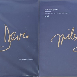 Miles Davis Quintet - The Complete Live In Paris 1960 Vol. I&II DLコード付3000枚限定リマスター各二枚組アナログ・レコード