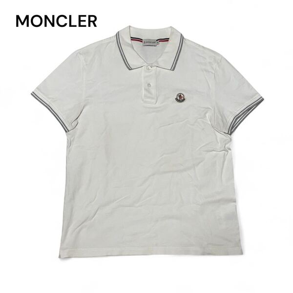 MONCLER モンクレール ロゴ ポロシャツ M