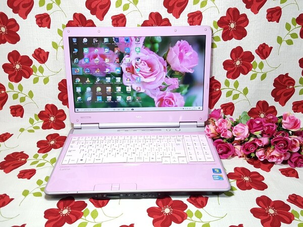 新Win11/Core-i5/新品マウス付き/大人気NEC/LAVIEピンク色/ソフト多数インストール/大容量SSD256G/高速メモリ8GB/ITunes/テンキー