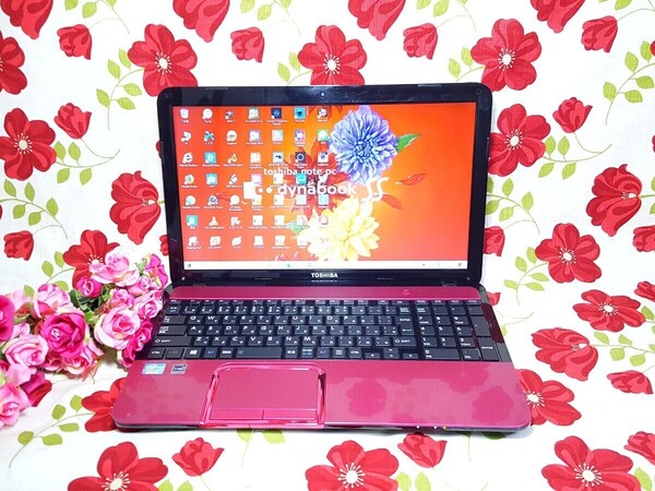極上/Win11/Core-i7/新品マウス/大人気東芝 Dynabookピンク色/ソフト多数インストール/新品SSD512G/高速8G/WEBカメラ/ブルーレイ/オフィス