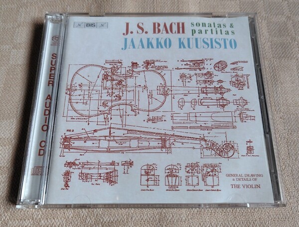 「J.S.バッハ:無伴奏ヴァイオリンのためのソナタとパルティータ」ヤーコ・クーシスト/2枚組SACD HYBRID