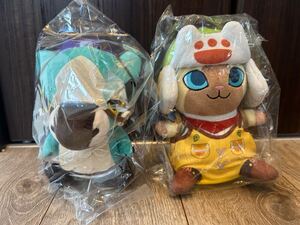 【新品未開封品】 カプコン/CAPCOM モンスターハンターワイルズ デフォルメぬいぐるみ オトモアイルー & セクレト
