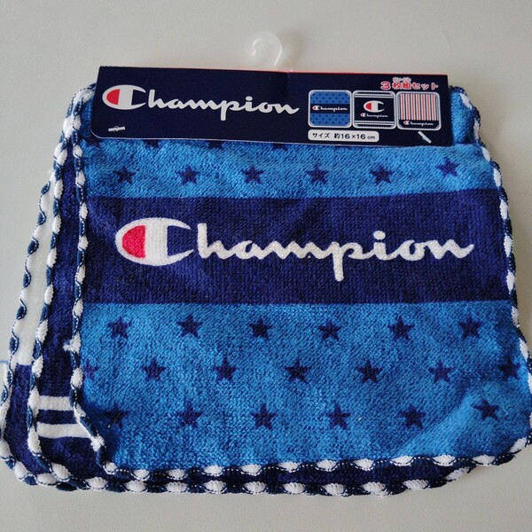 新品未使用 チャンピオン Champion ミニタオル ハンドタオル 3枚セット