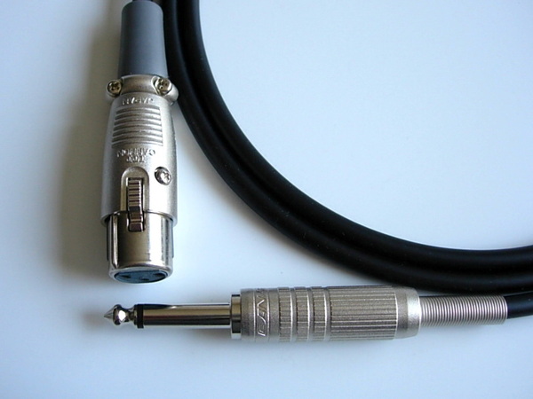 即決 プロ仕様 2m XLR-フォン マイクケーブル MOGAMI(モガミ)2549×ITTプラグ 長さ変更相談できます