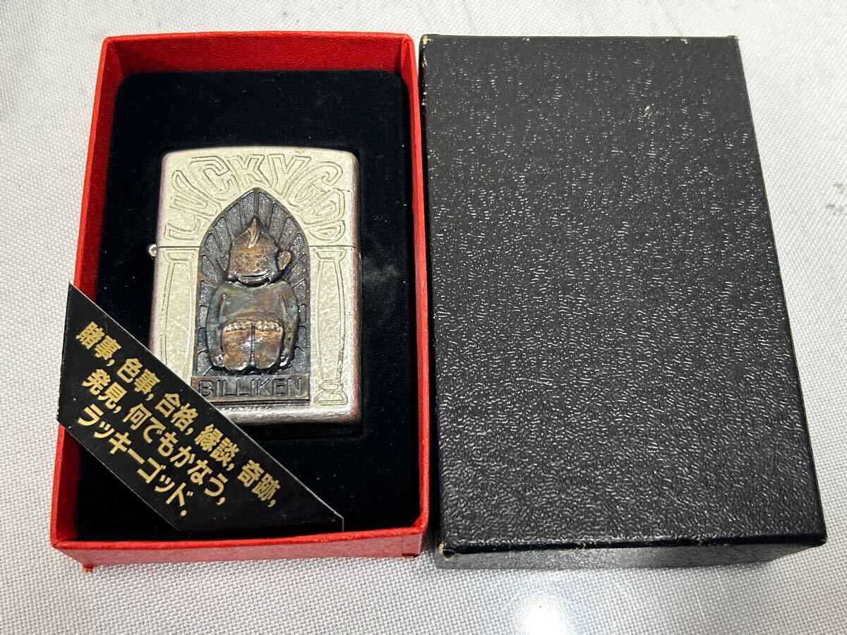 【✨️超美品✨️】Zippo 幸運 ビリケン オイルライター Yahoo!オークション -「※ビリケン」(Zippo) (ライター)の落札