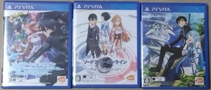 PSVITA ソードアートオンライン ホロウ・フラグメント,ロスト・ソング,ホロウ・リアリゼーション 3本セット【中古品】即決