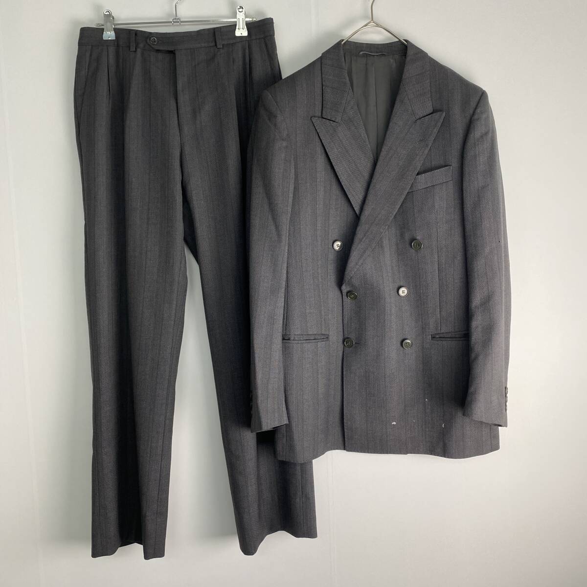 LOST特注【vintage】セットアップ ダブルスーツ マットカーキ バブリー 2025年最新】Yahoo!オークション - VINTAGE(ダブルスーツ