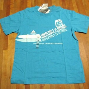 *送料無料*新品*130*アディダス*半袖Tシャツ*ブルー系*adidas*