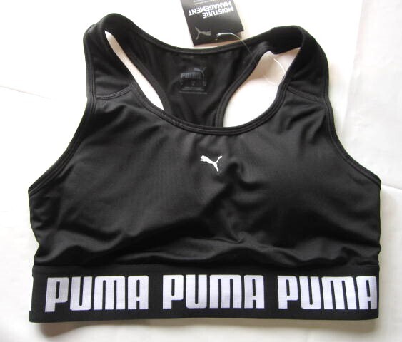 *送料無料*新品*Puma*スポーツブラ*ブラック*吸水速乾DRY*リサイクル素材使用*プーマ*ブラジャー*