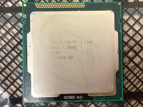 Intel CPU Core i3-2100 SR05C 3.10GHz Core i3-3240 SR0RH 3.40GHz 2個セット(中古品)