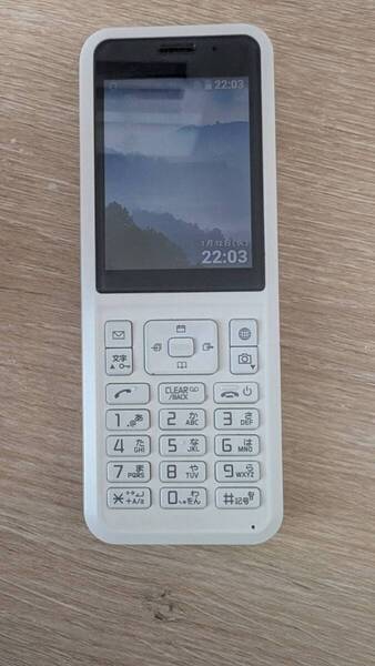 ガラホ softbank Simply B 701SI ホワイト SIMフリー SIMロック解除済 ソフトバンク 動作確認済 602si