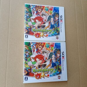ニンテンドー3DS 「モンスターストライク」2本セット アニメ版が楽しめる オープンワールド 自由度が高い
