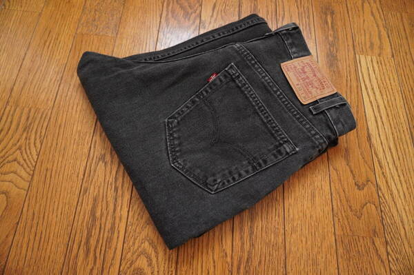 アメリカ製★Levi's リーバイス 550 0260 ブラック W33 L30 米国製 USA製 後染め★検 501 505 501XX バレンシア 先染め