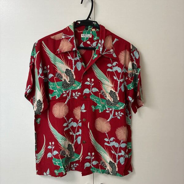 SUN SURF アロハシャツ サンサーフ Hawaiian 東洋エンタープライズ M レーヨンアロハ 和柄