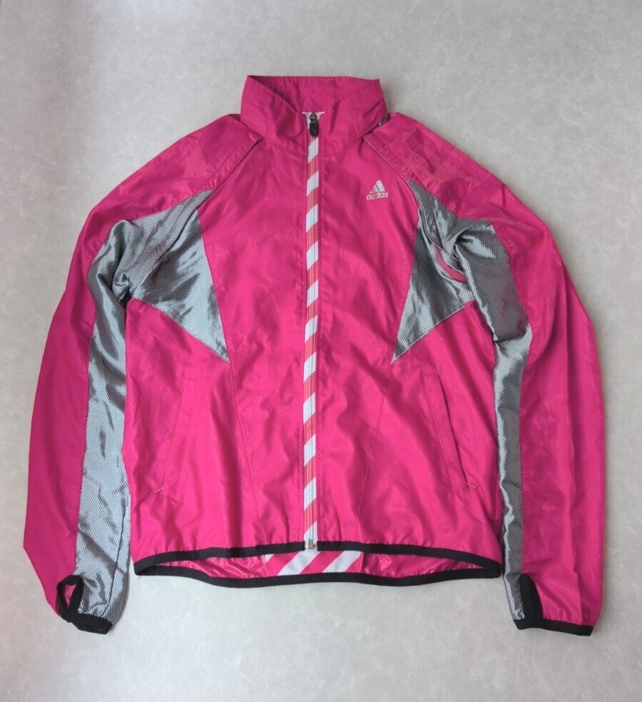 adidas トラックジャケット ピンク
