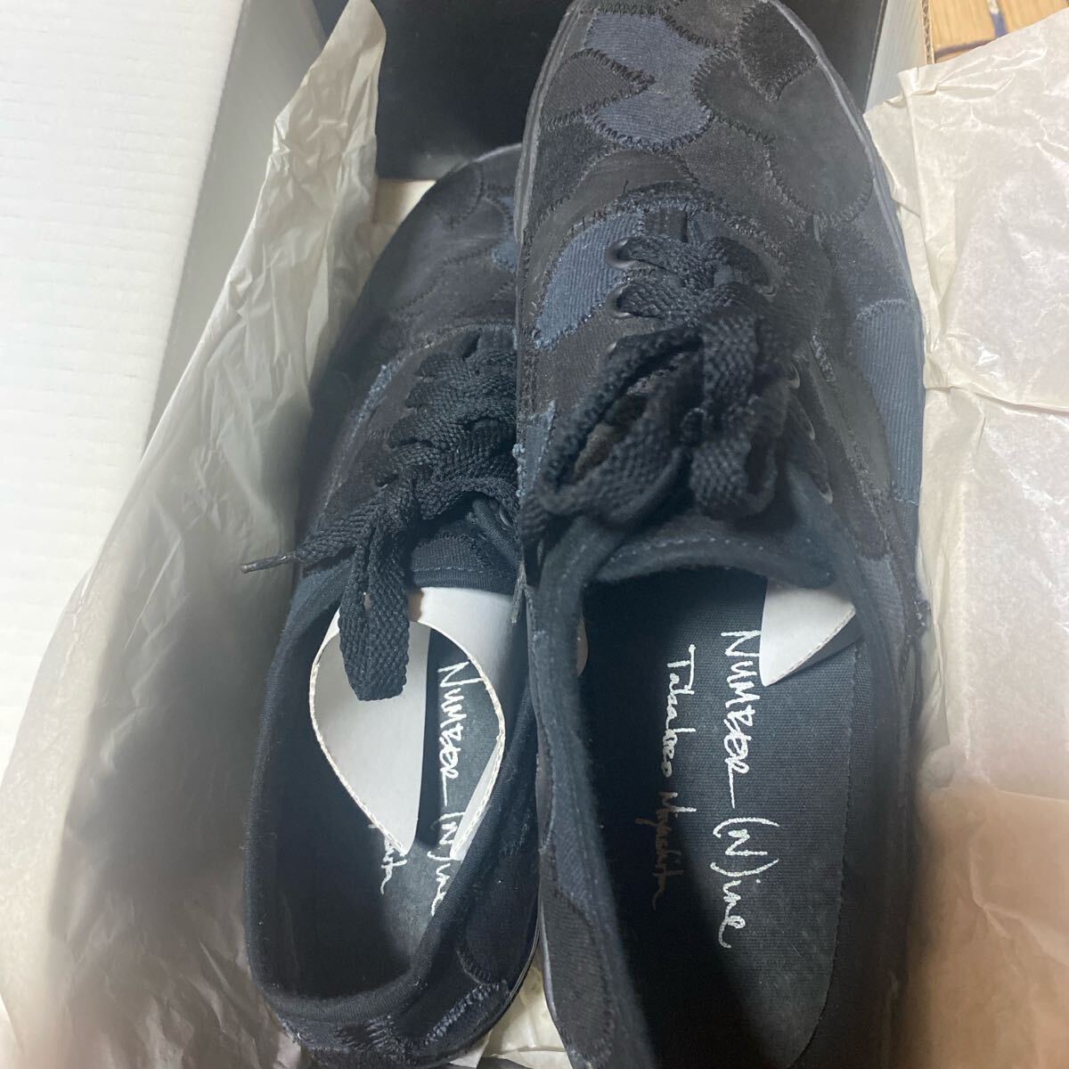 NUMBER (N)INE ハート涙 パッチワーク スニーカー 7 Yahoo!オークション -「ナンバーナイン スニーカー」の落札相場