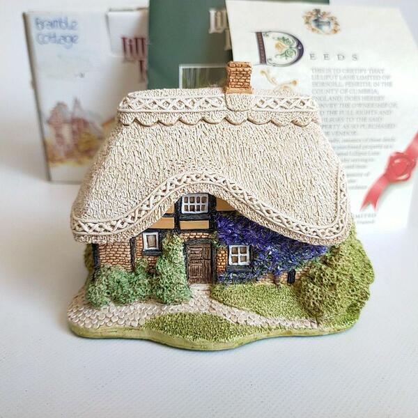 リリパットレーン LILLIPUT LANE「BRAMBLE COTTAGE」ミニチュアハウス イギリス 英国 置物 ヴィンテージ アンティーク ハンドメイド