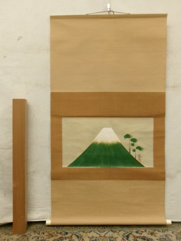 大政穂積　富士山　日本画 Yahoo!オークション -「富士山」(日本画) (絵画)の落札相場