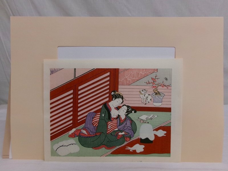 鈴木春信「春信名画撰」12枚揃 木版画 高見澤研究所版 浮世絵美人画