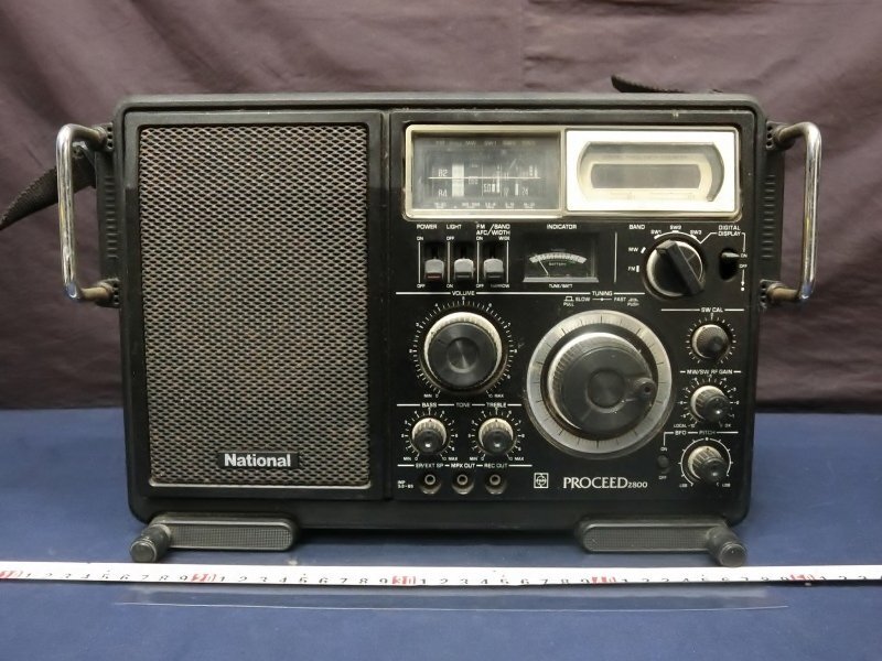 ナショナル ラジオ プロシード【RF-2800】通電確認のみ ジャンク品 ナショナル ラジオ プロシード【RF-2800】通電確認のみ ジャンク品