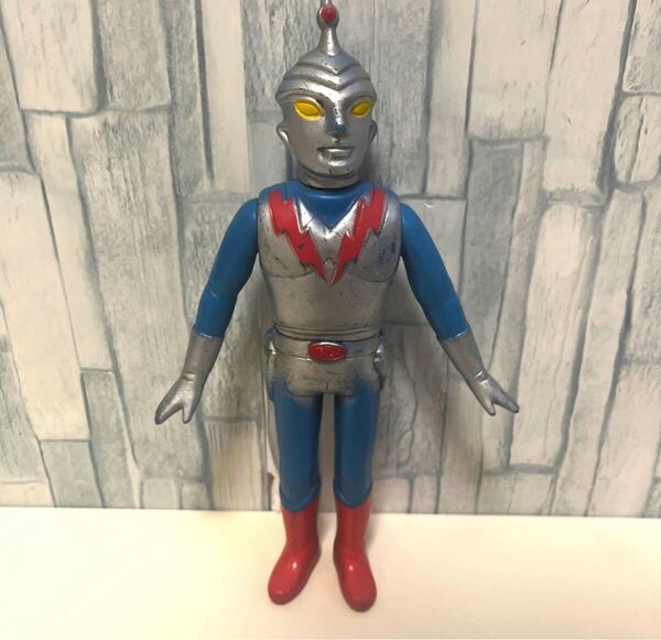 流星人間ゾーン ソフビ 当時物 約23cm 無版権 パチ フィギュア 1973年(検 東宝 ブルマァク ポピー タカトク ) 昭和レトロ 送料無料