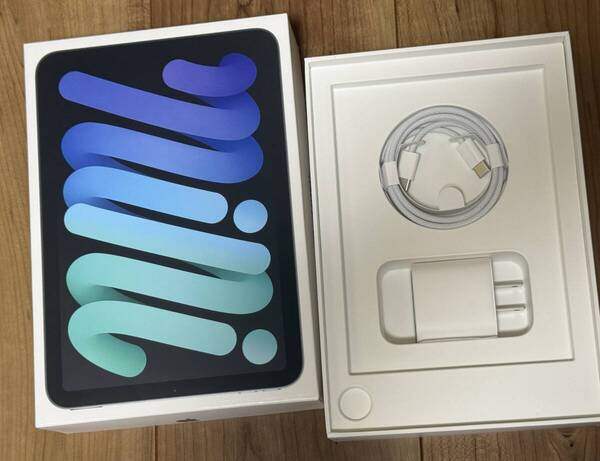 美品【Apple アップル】iPad mini 第7世代 (A17 Pro) Wi-Fi 128GB MXN63J/A スペースグレイ バッテリー最大容量100%