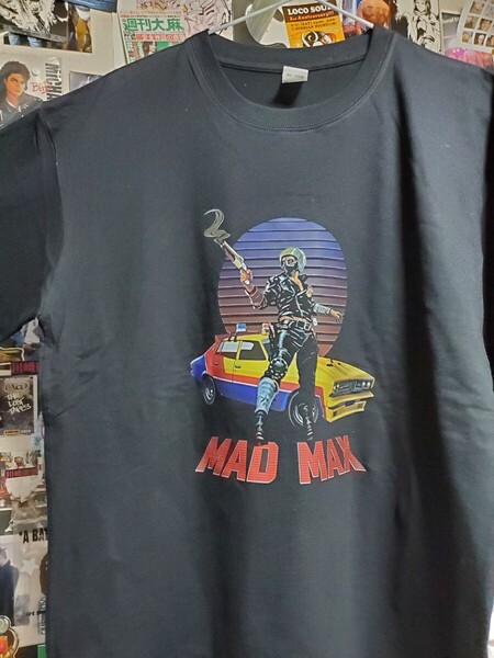 新品│マッドマックス│MADMAX│輸入Tシャツ│海外インポート品│サイズL│ブラック│黒│HIPHOP│ストリート│映画