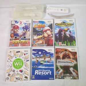 #1970 任天堂 Wii ソフト Nintendo マリオ&ソニックAT北京オリンピック 実況パワフルプロ野球 ウイニングイレブン 他