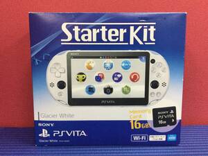 【GB1435/60/0】動作確認済★PS Vita スターターキット★本体セット★Glacier White★ホワイト★PCH-2000★PlayStation Vita★Starter Kit