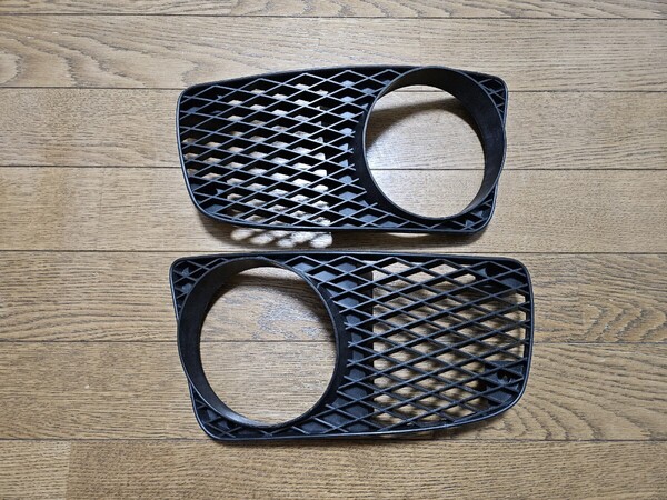 送料無料! 希少! S15 シルビア エアロフォルムバンパー用 フォグランプカバー 左右セット 日産