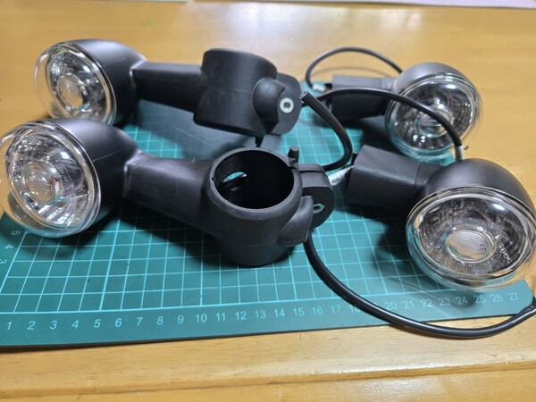 ■新車外し/即決送料無料■ハーレーダビッドソン純正ウインカー前後セット2023スポーツRH975ナイトスター Bar&Shield バー&シールド